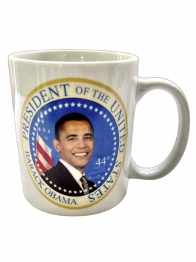 President Barack Obama Commemorative Mug Cup 44th President Ceramic
